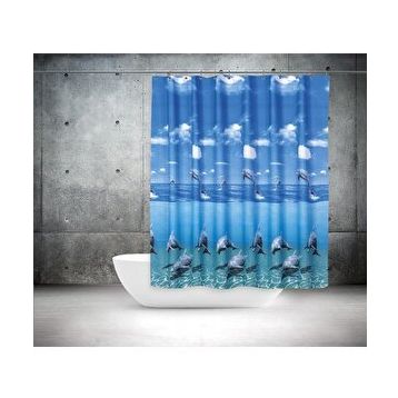 Zethome 8852 Tropik Tek Kanat Banyo Perdesi