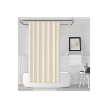Zethome Jackline BAPJAC0010KRET Krem 1x180x200 cm Tek Kanat Banyo Duş Perdesi