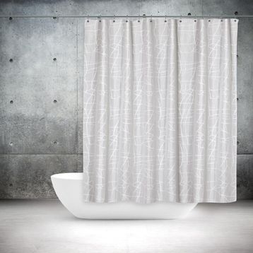 Zethome Tropik 3182 2x120x200 cm Banyo Perdesi