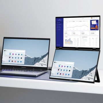 Zeuslap Z18W 18.5 inç Çift Ekran Taşınabilir Monitör