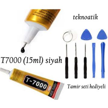 Zhanlida T7000 Siyah 15 ml Ekran Dokunmatik Kapak Yapıştırıcı ve Tamir Seti