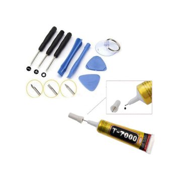 Zhanlida T7000 Siyah 15 ml Ekran Dokunmatik Kapak Yapıştırıcı ve Tamir Seti