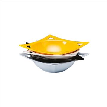 Zicco Melamin 27x27x8 cm Teşhir Kase
