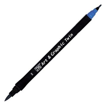 Zig Art & Graphic Twin 308 Comflour Blue Teknik Çizim Kalemi