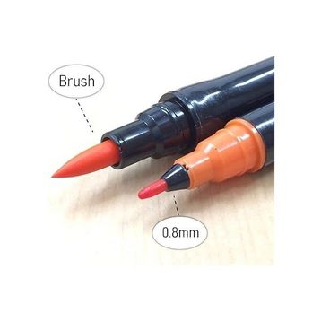 Zig Art TUT-80/48V 48'li Set Graphic Twin Brush Pen Çift Uçlu Çizim Kalemi