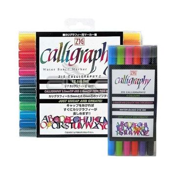 Zig Calligraphy Iı 2 mm+3.5 mm Kaligrafi Kalem Setleri
