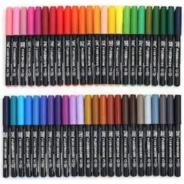 Zig Fudebiyori Brush Pen CBK-55N 36'lı Çizim Kalemi
