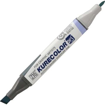 Zig Kurecolor KC-3000N Blue Gray 2 825 Twin WS Çift Taraflı Grafik Marker Kalem