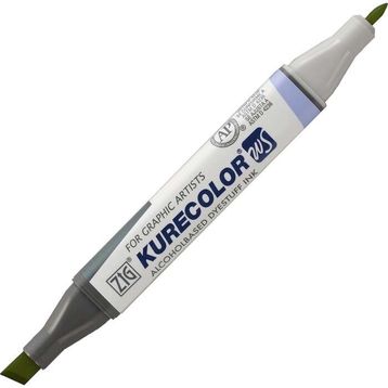 Zig Kurecolor KC-3000N Mid Green 542 Twin WS Çift Taraflı Grafik Marker Kalem