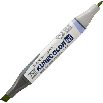 Zig Kurecolor KC-3000N Mid Green 542 Twin WS Çift Taraflı Grafik Marker Kalem