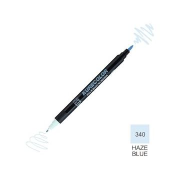 Zig Kurecolor Mangaka Fine & Brush CNKC-2200 340 Haze Blue Çift Taraflı Markör Kalem