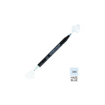 Zig Kurecolor Mangaka Fine & Brush CNKC-2200 340 Haze Blue Çift Taraflı Markör Kalem