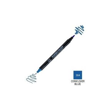 Zig Kurecolor Mangaka Fine & Brush CNKC-2200 364 Cornflower Blue Çift Taraflı Markör Kalem