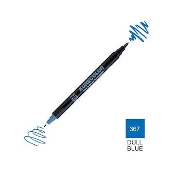 Zig Kurecolor Mangaka Fine & Brush CNKC-2200 367 Dull Blue Çift Taraflı Markör Kalem