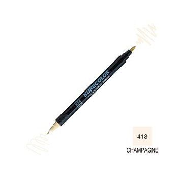 Zig Kurecolor Mangaka Fine & Brush CNKC-2200 418 Champagne Çift Taraflı Markör Kalem