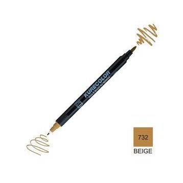Zig Kurecolor Mangaka Fine & Brush CNKC-2200 732 Beige Çift Taraflı Markör Kalem
