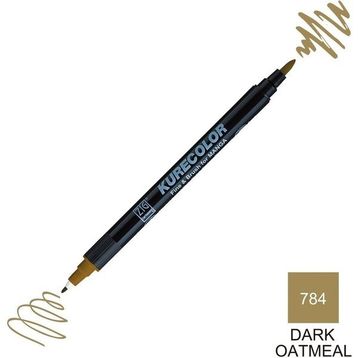 Zig Kurecolor Mangaka Fine & Brush CNKC-2200 784 Dark Oatmetal Çift Taraflı Markör Kalem