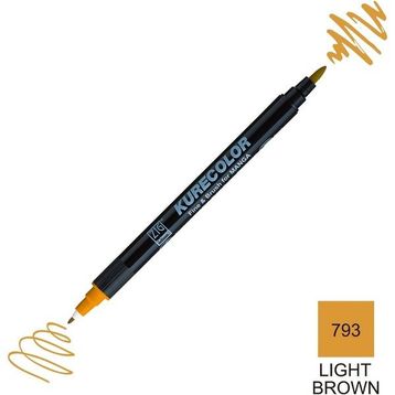 Zig Kurecolor Mangaka Fine & Brush CNKC-2200 793 Light Brown Çift Taraflı Markör Kalem