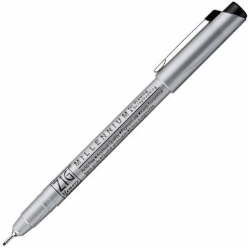ZIG Millenium MS-08 Siyah 0.65 mm Teknik Çizim Kalemi