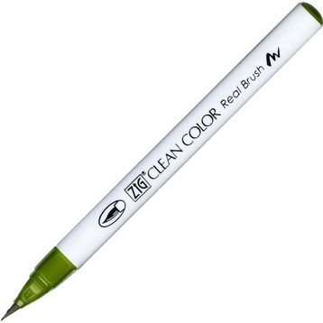 Zig RB-6000AT 043 Clean Color Real Brush Olive Green Fırça Uçlu Kalem