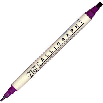 Zig Scroll Brush 801 Aubergine Kaligrafi Kalemi