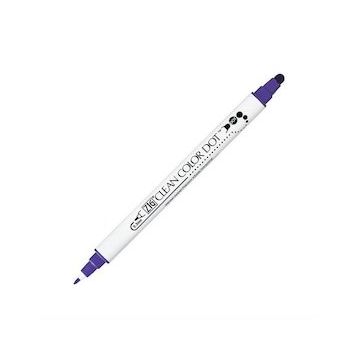 Zig TC-6100-080 Clean Color Dot Mor Çift Taraflı Kalem