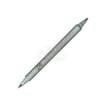 Zig Writer Metallic Colours Çift Uçlu 102 Silver Marker Kalem