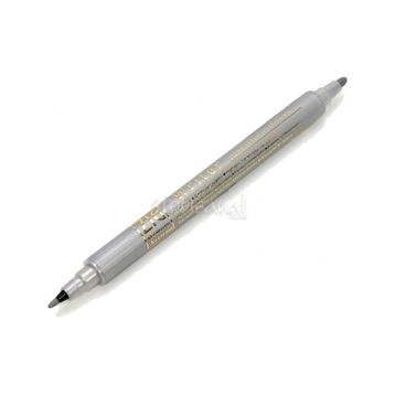 Zig Writer Metallic Colours Çift Uçlu 102 Silver Marker Kalem