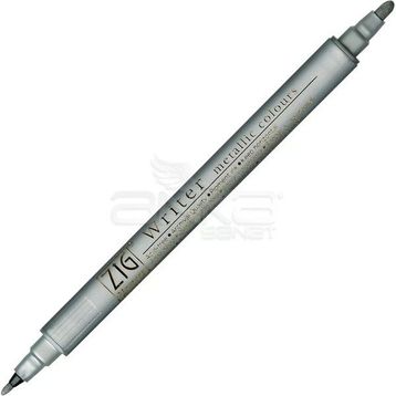 Zig Writer Metallic Colours Çift Uçlu 102 Silver Marker Kalem