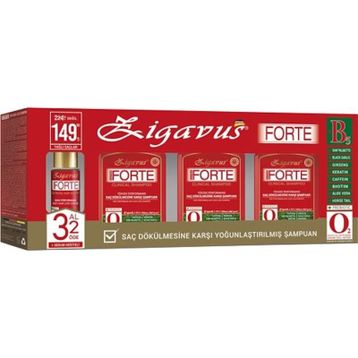 Zigavus 3 Al 2 Öde Ultra Forte Saç Dökülmesine Karşı Kuru Normal Saçlar İçin Şampuan