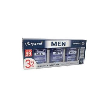 Zigavus Men Guarana Passiflora 3 x 300 ml Şampuan