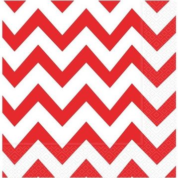 Zigzag Kırmızı Kağıt Peçete