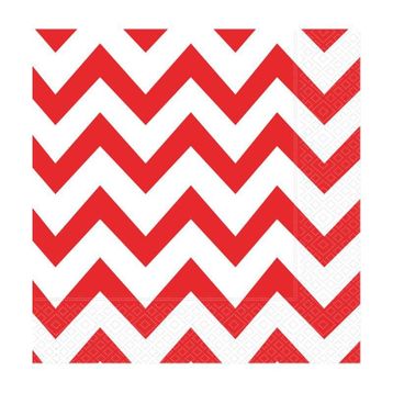 Zigzag Kırmızı Kağıt Peçete