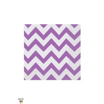 Zigzag Lila Kağıt Peçete