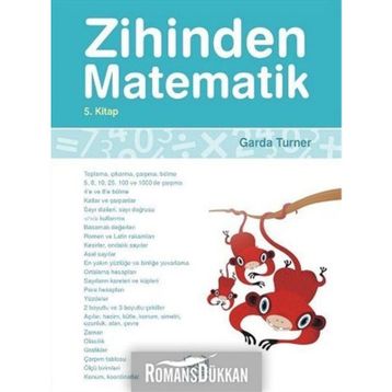 Zihinden Matematik 5. Kitap - Garda Turner