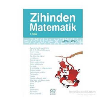 Zihinden Matematik 5. Kitap - Garda Turner