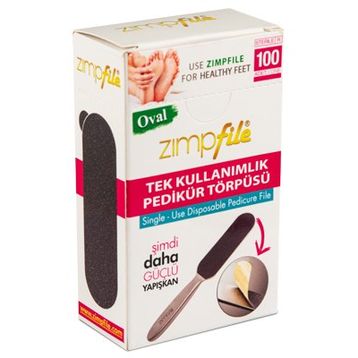 Zimpfile Oval 100'lü Tek Kullanımlık Ayak Törpüsü