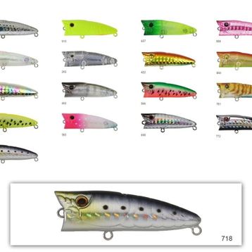 Zipbaits Popper Tiny 48 mm Su Üstü Poping 3.7 gr LRF Sahtesi