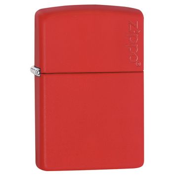 Zippo 233ZL-000052 Kırmızı Red Matte Logo Çakmak