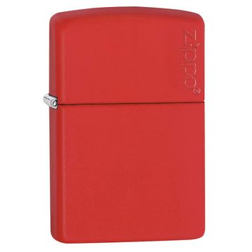 Zippo 233ZL-000052 Kırmızı Red Matte Logo Çakmak