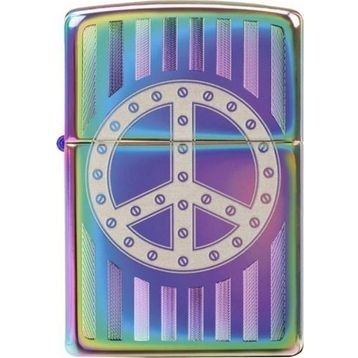 Zippo 29435-000004 Rivet Peace Sign Çakmak