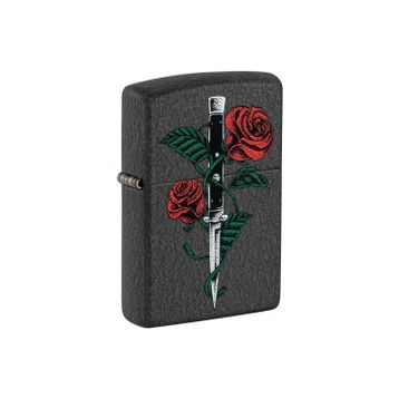 Zippo 49778 Rose Dagger Tattoo Design Çakmak