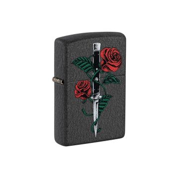 Zippo 49778 Rose Dagger Tattoo Design Çakmak