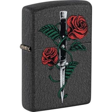 Zippo 49778 Rose Dagger Tattoo Design Çakmak