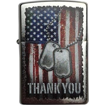 Zippo 56161 American Flag Thank You Design Çakmak