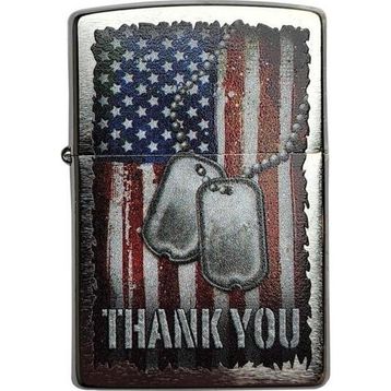 Zippo 56161 American Flag Thank You Design Çakmak