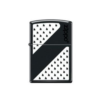 Zippo Black And White Design Çakmak
