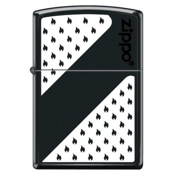 Zippo Black And White Design Çakmak