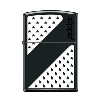 Zippo Black And White Design Çakmak