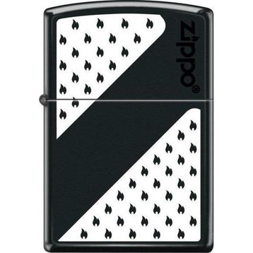 Zippo Black And White Design Çakmak